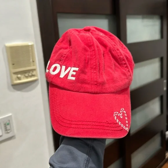 Peace Love World Hat, Peace Rare Cap / Hat Peace and Love Hat, Vintage 90s Nike Peace Love Hat, Vintage  main image 2